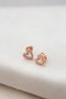 Heliophilia Silver Pendientes de Plata de Ley 925 en Oro Rosa
